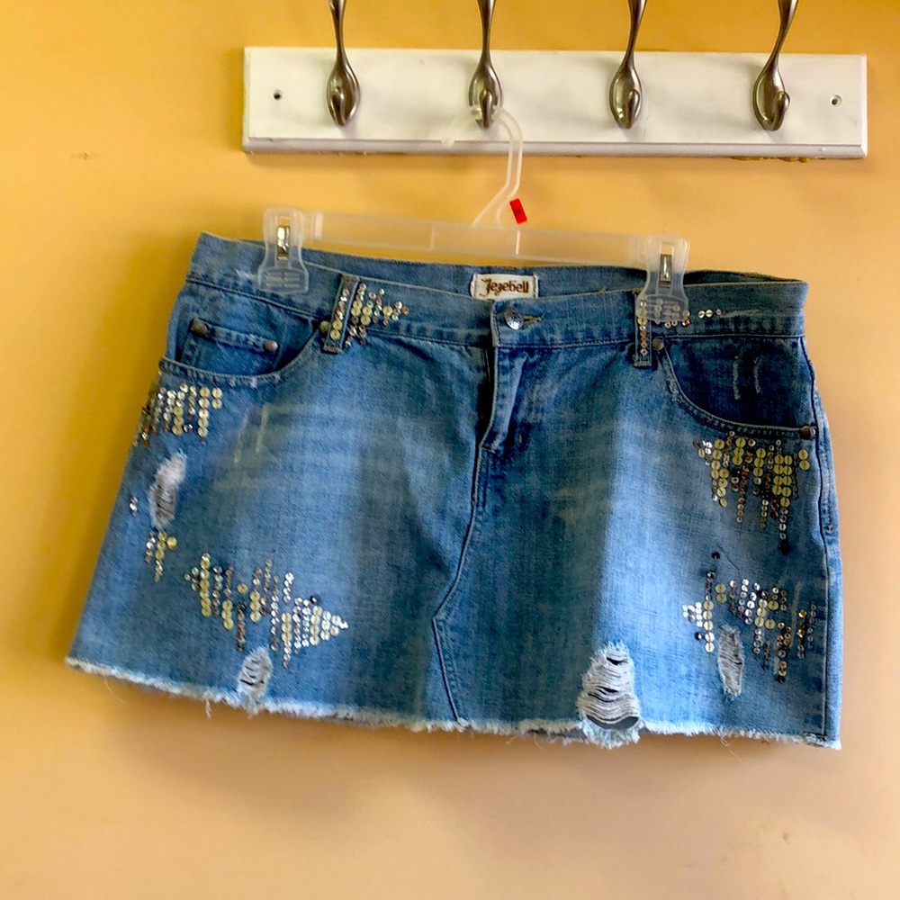 Jean mini Skirt size 13